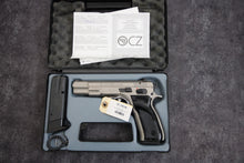 Load image into Gallery viewer, 41  Rare Stainless Steel Variation of the CZ 75B in 9 MM with 4.5&quot; Barrel. Wild Wild Westlake
