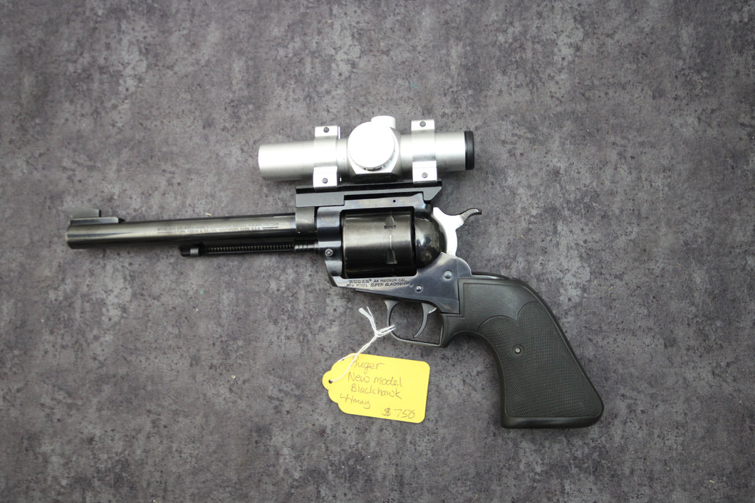 44: Ruger New Model Super Blackhawk in 44 Mag with 7.5